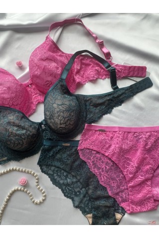 Комплект з м"якою чашкою та мереживом Lanny Mode 11217+51217